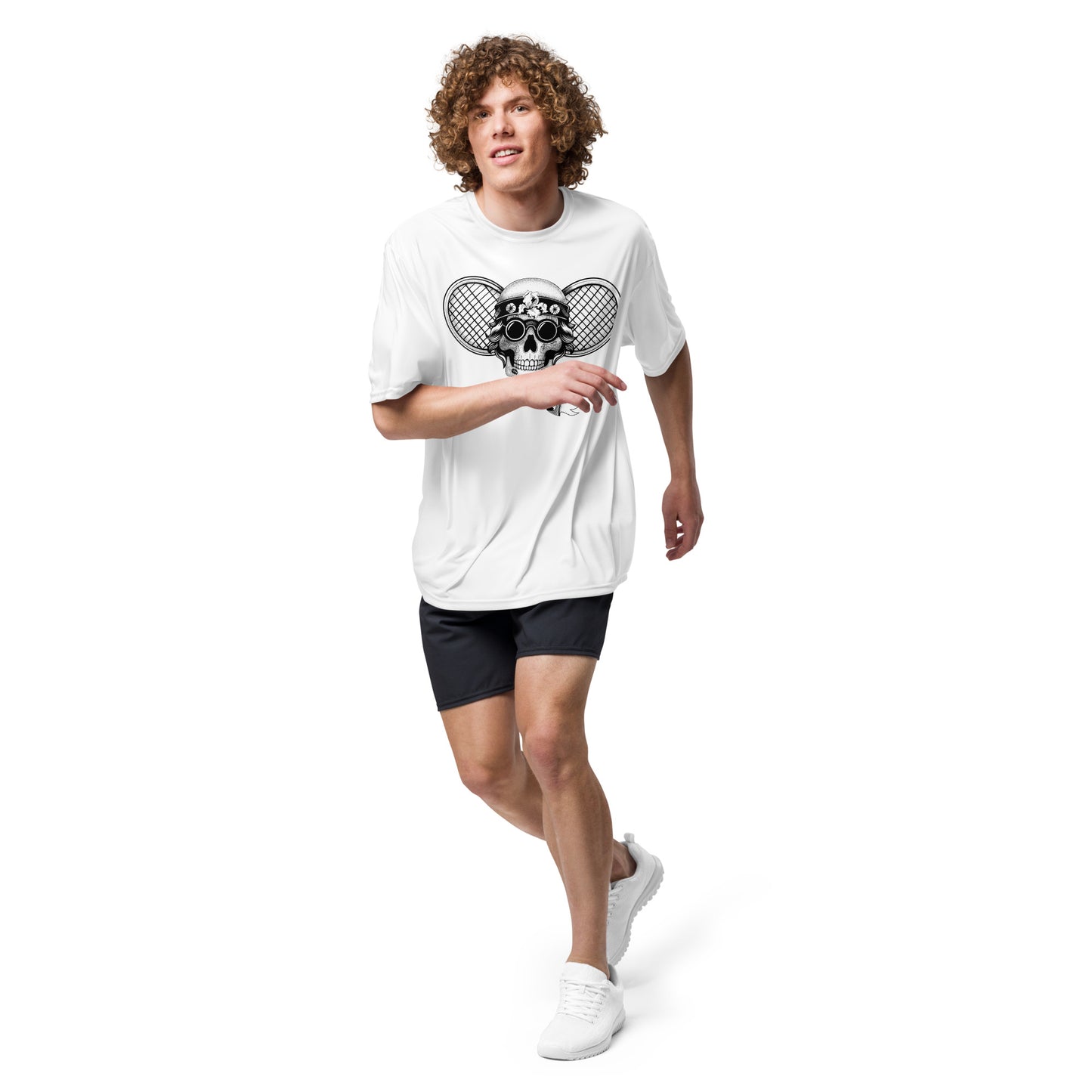 Rebel Tennis Big Bold Front Performance Tee